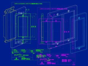 プントスイッチプレート図面画像　