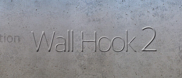 Wall Hook発売予告タイトル